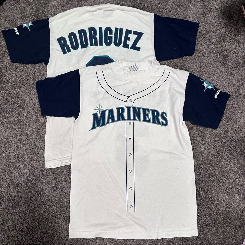 Vintage Mariners A-Rod Shirts - set of 2